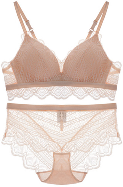 글램공감 도브 노와이어 브라 + 팬티 세트