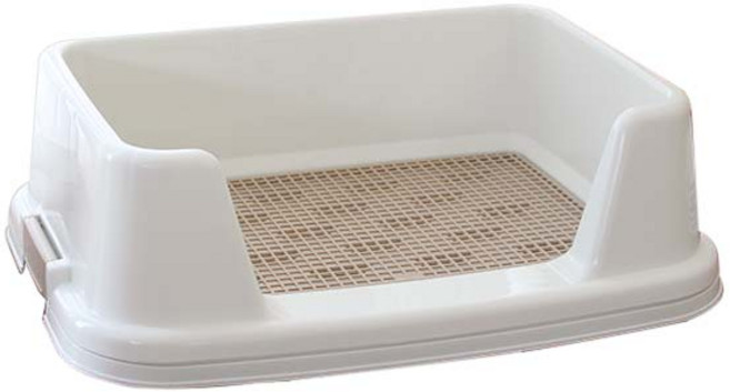 아이리스 프라이빗 벽면형 강아지 배변판 중형 TRT-500, 화이트, 1개