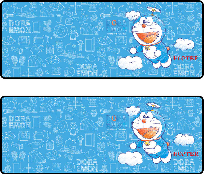 도라에몽 마우스 장패드 DMP003L, 홉터, 2개입