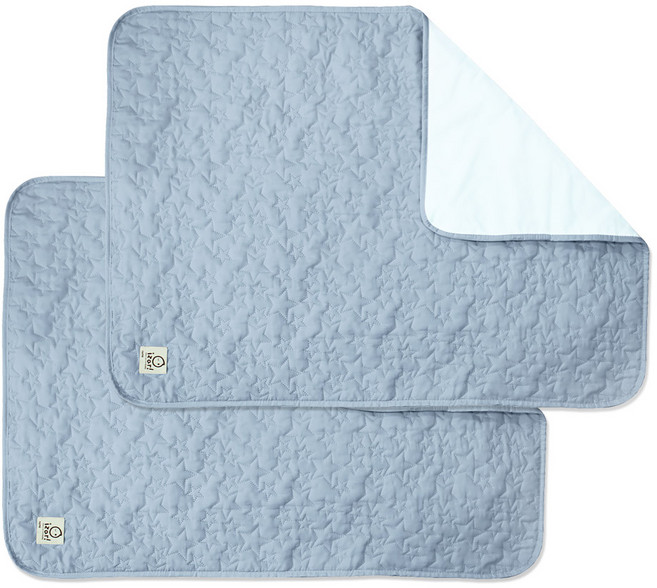 아이자리 에코 항균 유아 방수패드 2p, 밀키 블루