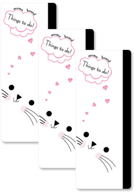 모니터용 메모보드 200 토끼 3p, 좌측용