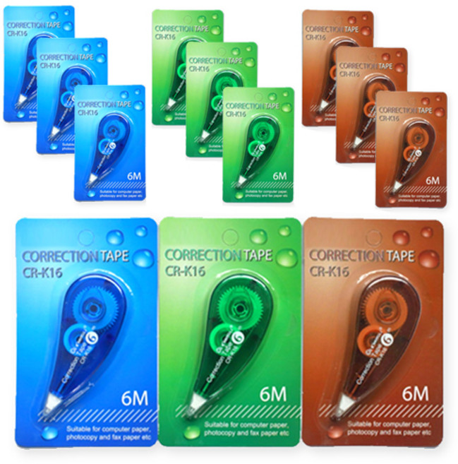 다다 가성비 수정테이프, 랜덤 발송, 12개