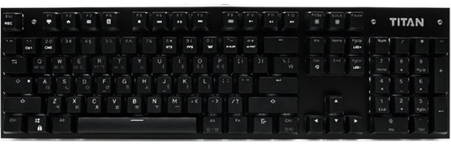 제닉스 게이밍 기계식 키보드 청축, TITAN MARK 3, 혼합 색상, 일반형