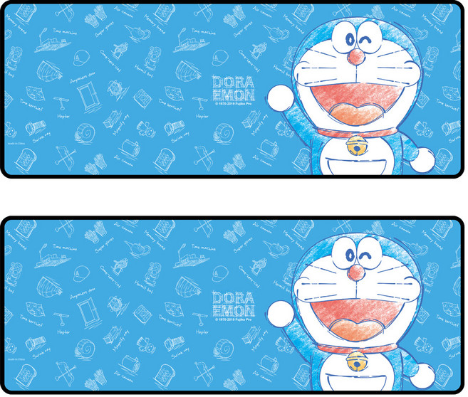 도라에몽 마우스 장패드 DMP003L, 헬로우, 2개입