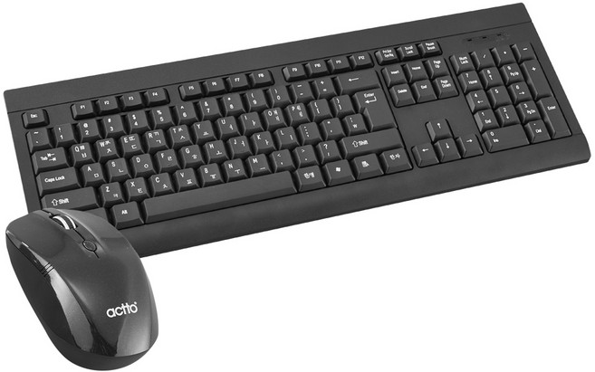 엑토 메이트 무선 키보드 마우스 콤보, KMC-05, 일반형