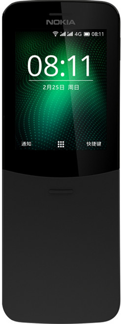 노키아 바나나폰, N8110 4G, 블랙