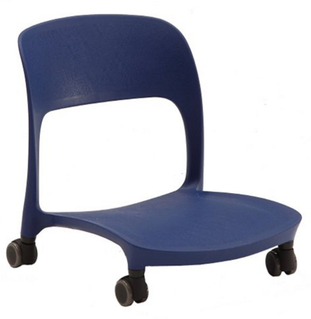 코비아 좌식의자 로라형, 블루, 1개