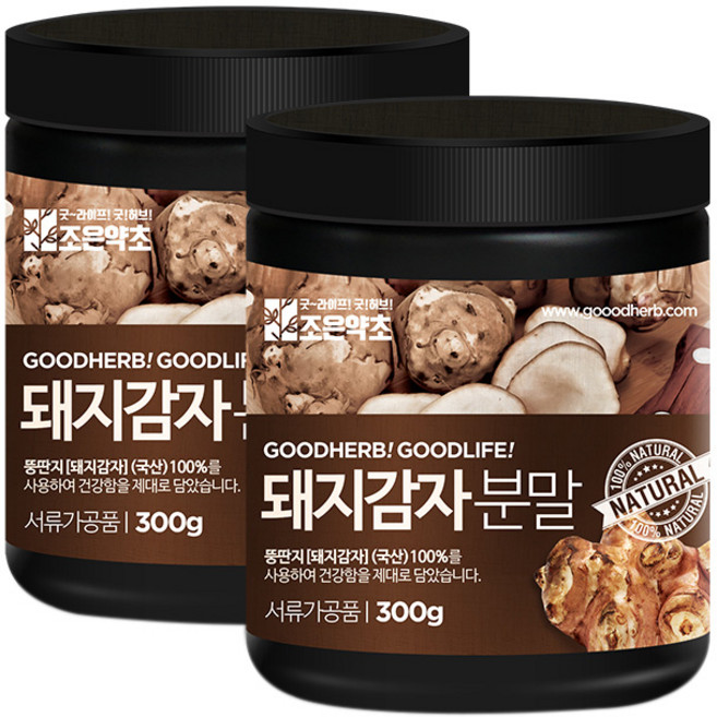 조은약초 돼지감자가루, 300g, 2개