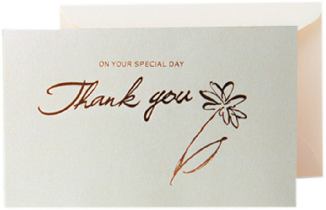 프롬앤투 감사 축하 연하장 카드 7p + 봉투 7p T1041-6, 혼합 색상, 1세트