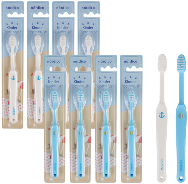 노르디코 킨더칫솔, 여름이야기, 10개, 1개입