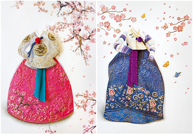 프롬앤투 T225-34 감사 축하 연하장 카드 2p + 봉투 2p + 속지 2p, 혼합 색상, 2세트