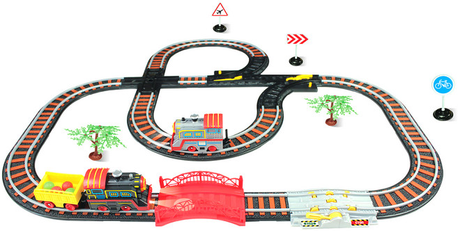 토이코 기차놀이, 혼합 색상, 1개