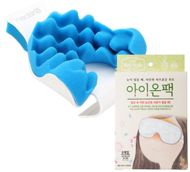 하이웰 닥터 네크라인 프리미엄 경추보조기 + 메디힐리 아이온팩 5p, 1세트