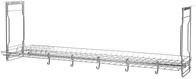 4BNK 모던 스텐 씽크선반 소, 1단, 실버, 1개