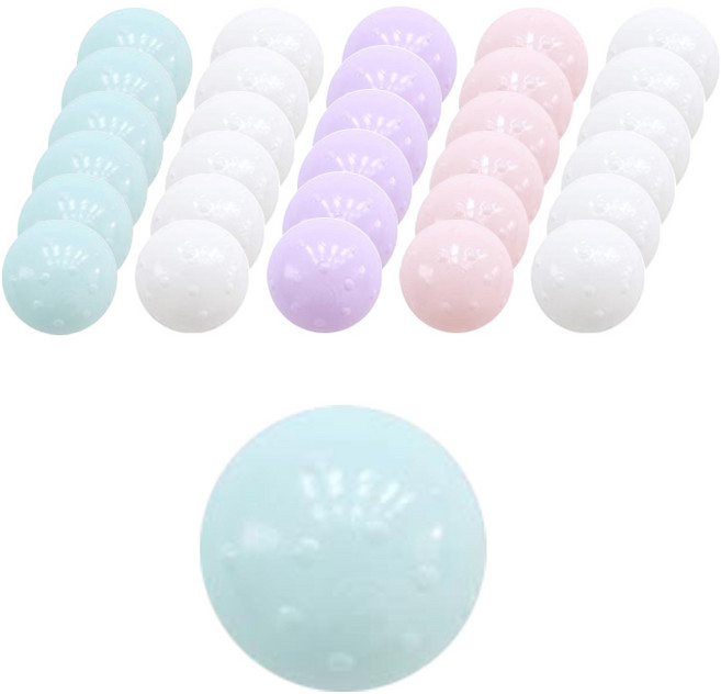 아하토이 킹콩 울퉁불퉁 마시멜로 터치공 100p, 혼합 색상, 1개