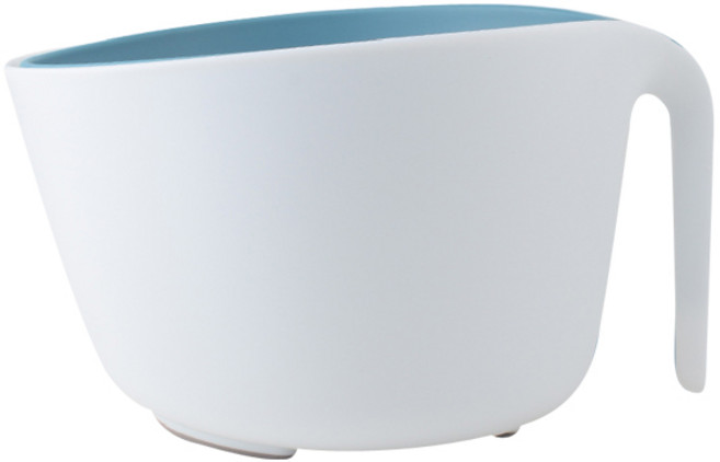 마켓피오 럭셔리 분리형 손잡이 세척볼, 화이트 + 블루, 1개