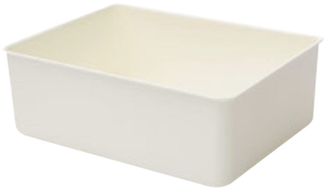 올리브엣 프리미엄 칸칸이 다용도 정리함 1칸, 화이트, 1개