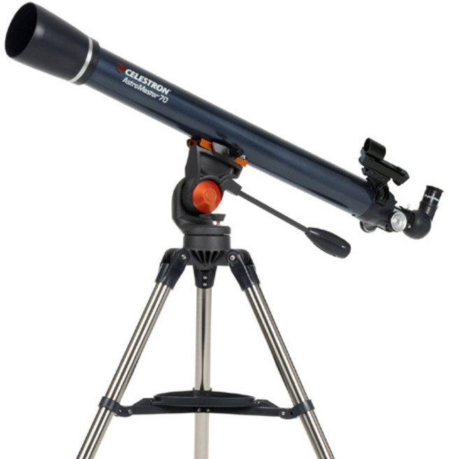 셀레스트론 AstroMaster 70AZ 굴절식 천체망원경, 165배, 1개