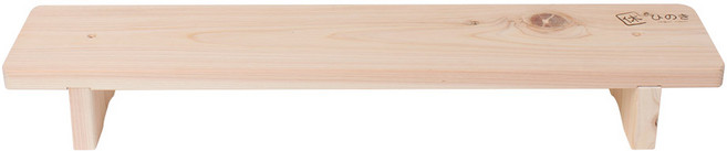 안스하우스 편백나무 히노끼 미니 선반 소, 1단