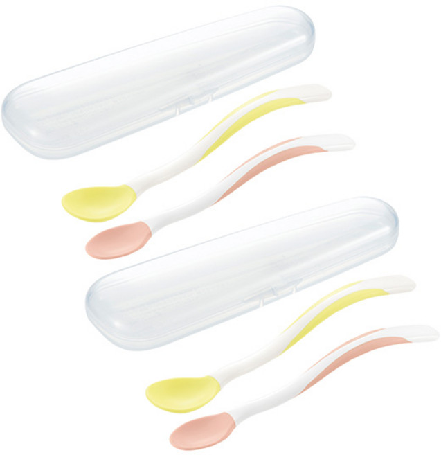 릿첼 TLI 소프트 이유스푼 2종 + 케이스 세트, 혼합색상, 2세트