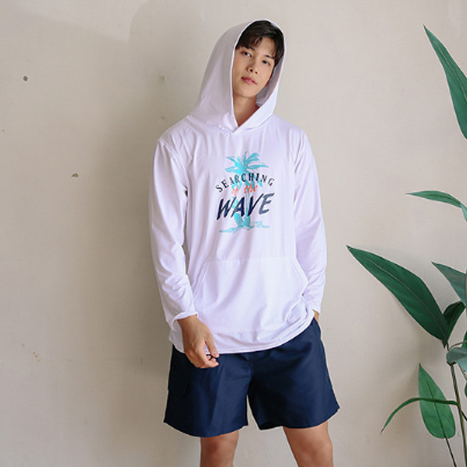 벤디스 남성용 써칭웨이브 C273 + 단색 비치팬츠 A105 래쉬가드세트