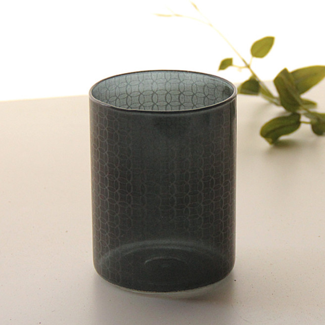 리버그린 문양글라스 캔들홀더 대