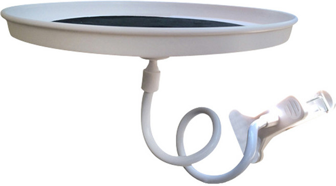 miniPle 차량용 다용도 자바라 써클 트레이 화이트, 1개