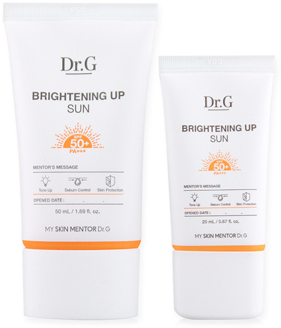 닥터지 2019 브라이트닝 업 선크림 SPF50+ PA++++ 50ml + 20ml 세트, 1개