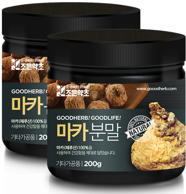조은약초 마카가루, 2개, 200g