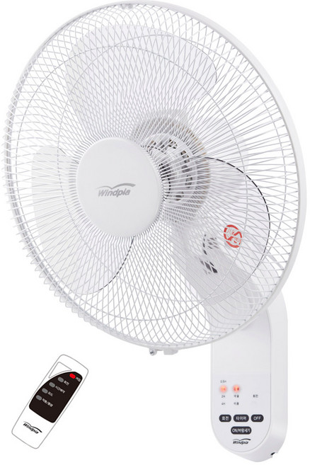 윈드피아 40cm 퓨어 벽걸이 리모콘 선풍기, JW-1600RW