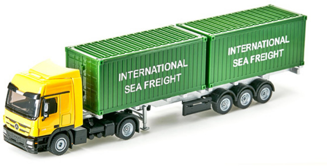 시쿠 컨테이너 트럭 다이캐스트 SK3921, 혼합 색상, 본품