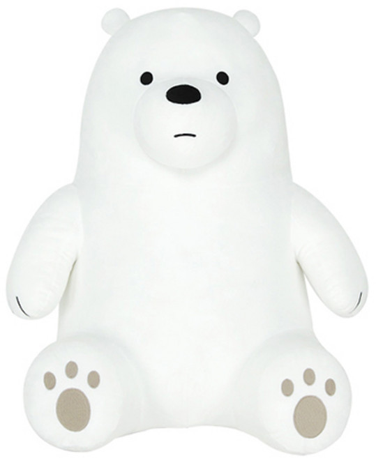 위베어베어스 자이언트 시팅 인형, 90cm, 아이스베어, 1개