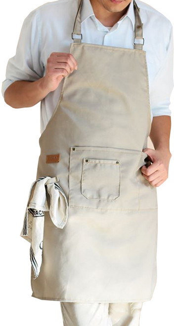 잇츠온 바리스타 앞치마, 베이지, 1개