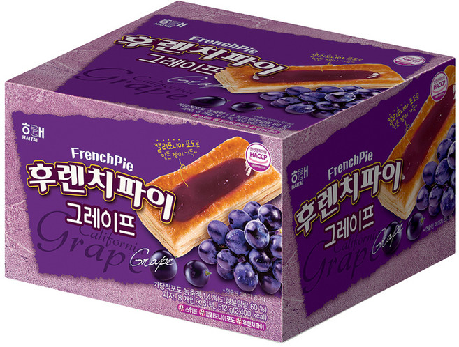 후렌치파이 그레이프, 512g, 1개