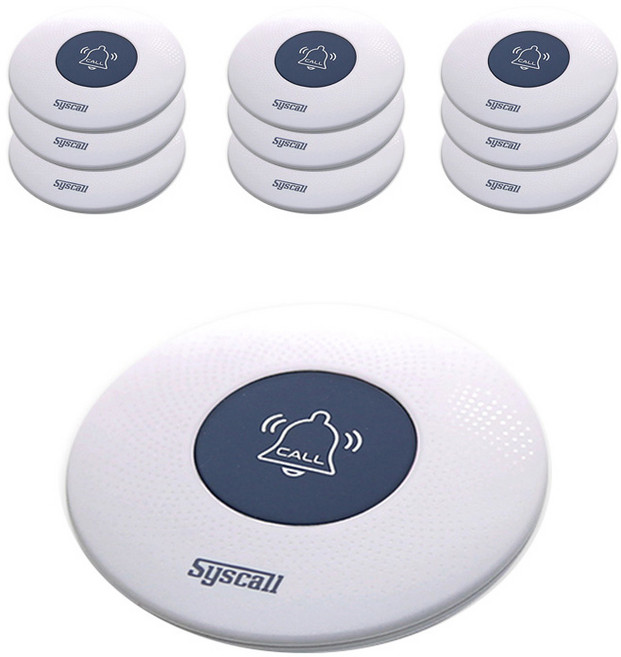 씨스콜 신형 슬림 방수 식당벨, 네이비, 10개