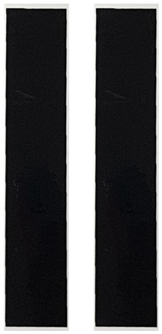 헥시스 차량용 땜빵 스티커 200 x 300mm, 블랙유광, 2개