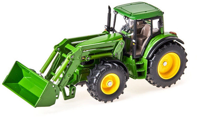 siku John Deere 拖拉機前置裝載機 壓鑄模型 SK3652FM, 混合顏色, 1個