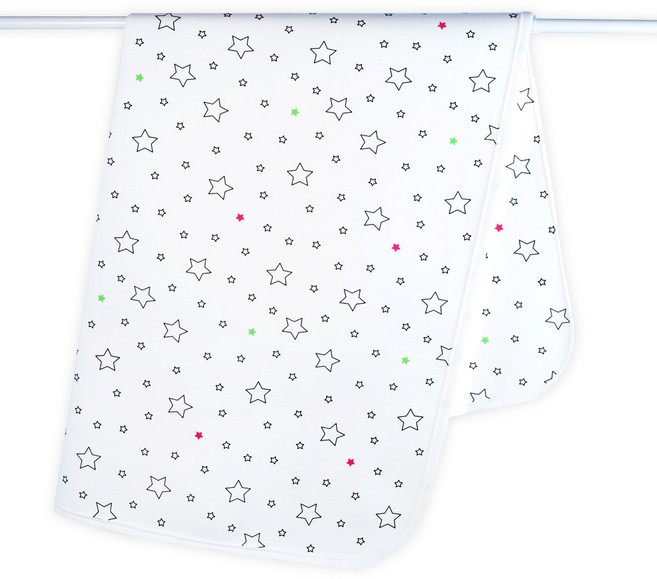 네츄라오가닉 아기방수패드, 별무늬, 1개