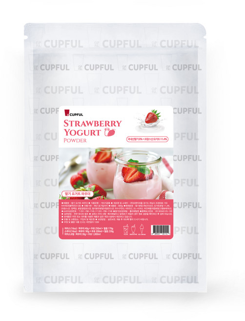 컵풀 컵풀 딸기 요거트파우더, 800g, 1개, 1개입