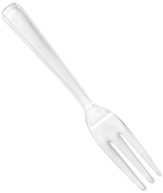 투고팩 미니포크 개별포장 투명 12cm, 1개입, 500개