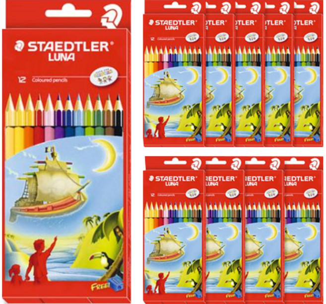 스테들러 루나 색연필, 12색, 10세트