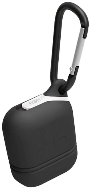 비쉐르 더블라인 에어팟 2세대 케이스, 블랙 +화이트