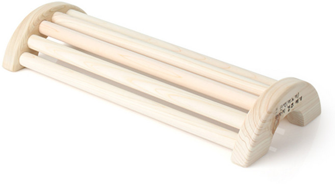 안스하우스 편백나무 히노끼 원목 목침 반달형