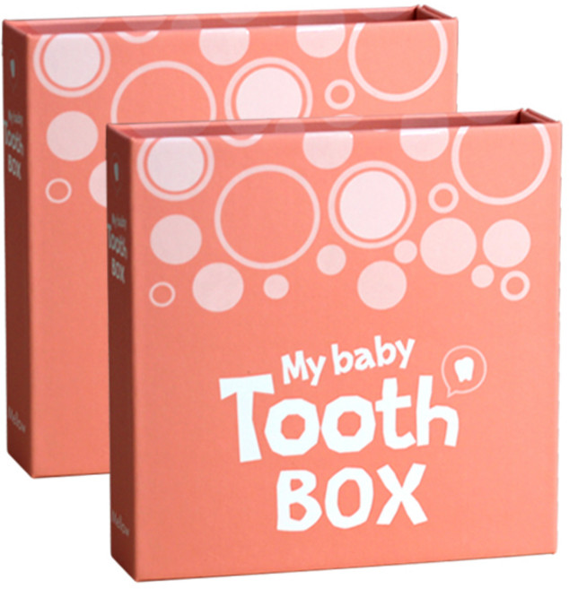 멜로우 마이 베이비 투스 박스 유치보관함 2P, 인디안핑크