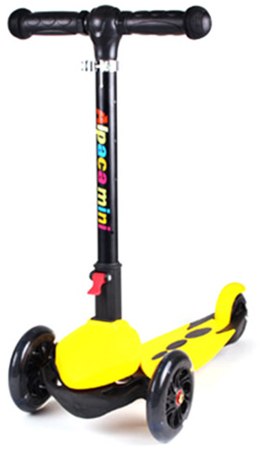 파파스토이 뉴 알파카 접이식 스쿠터 미니, 엘로우, 1개