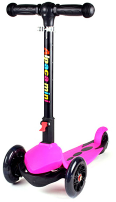 파파스토이 뉴 알파카 접이식 스쿠터 미니, 핑크, 1개