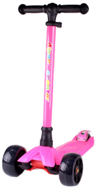 알파카 스쿠터 몬스터휠 탈부착식 킥보드, 핑크, 1개