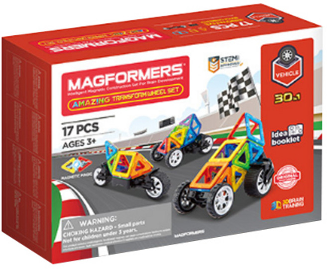 맥포머스 어메이징 트랜스폼휠 세트 17p, 1개