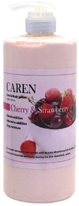카렌 핸드 앤 바디로션 리뉴얼 체리&스트로베리, 1개, 1L
