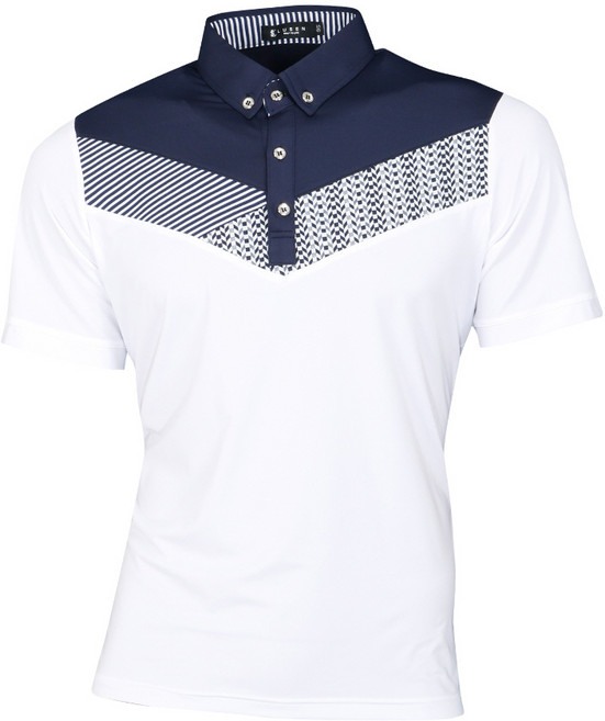 페라어스 남성 골프 브이배색 반팔티셔츠 Ferraus-bls3